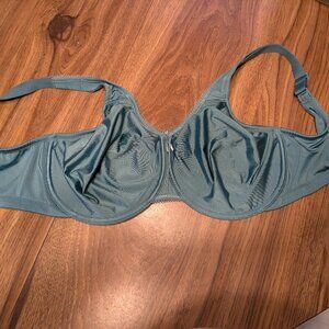 Wacoal 34H Basic Beauty Full Figure Seamless Underwire Bra, teal/blue, women's